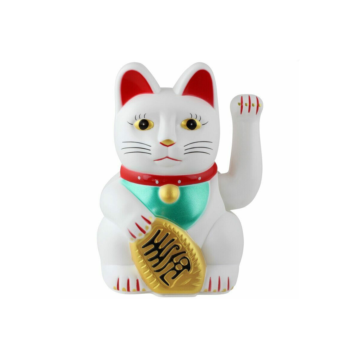 NEU - Maneki Neko 25cm Keramik Winkekatze Glückskatze (Neu Und
