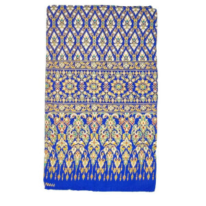 Thai Cloth Fabric Sarong - Thai Siam 2023 Premium Blue