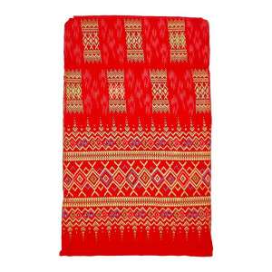 Thai Cloth Fabric Sarong - Asia Red