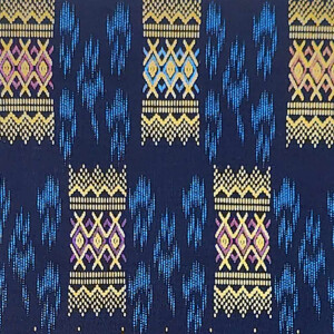 Thai Cloth Fabric Sarong - Asia Blue