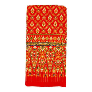 Thai Cloth Fabric Sarong - Thai Siam Classic 2023 Red