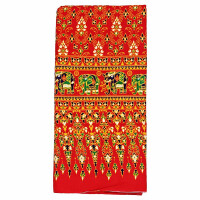 Sarong Överkast - Thai Siam Classic Röd
