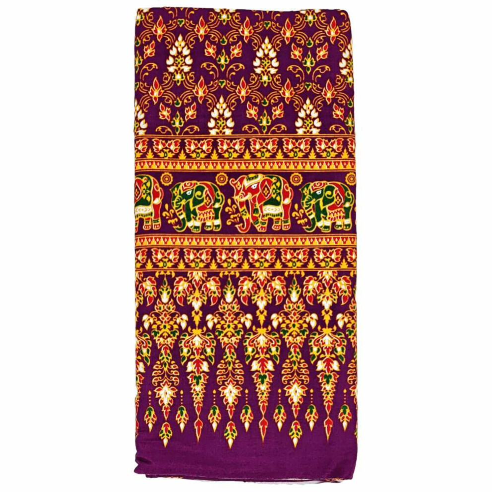 Sarong överkast - Thai Siam Classic Lila