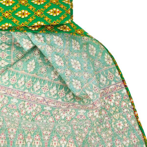 Thai Cloth Fabric Sarong - Thai Siam Classic 2023 Green