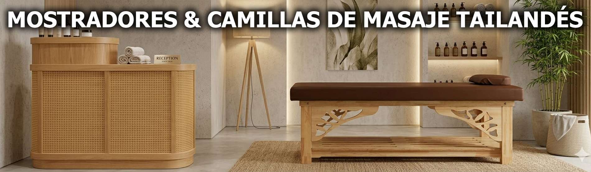 Camilla de masaje mesa de cama para el masaje tailandes