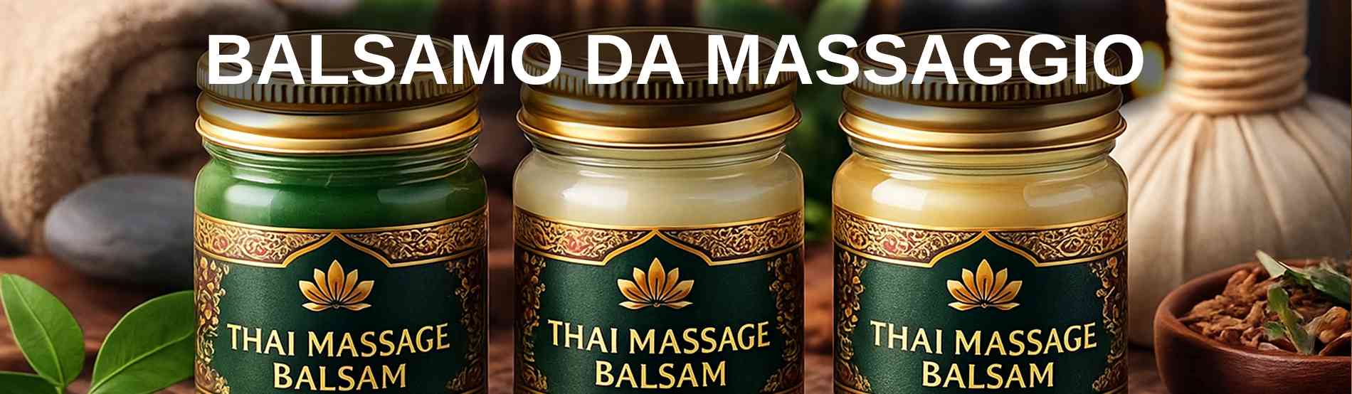Balsamo da massaggio balsamo thai