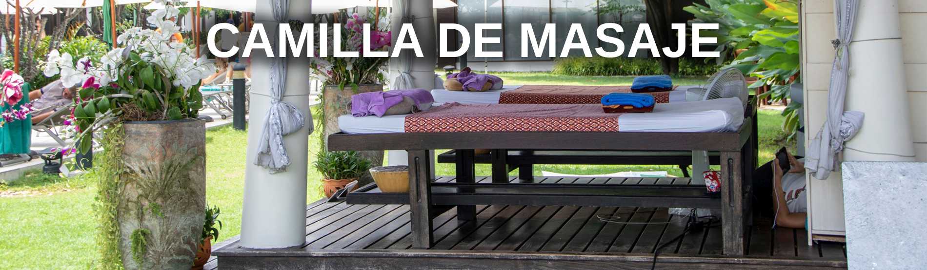 Camilla de masaje mesa de cama para el masaje tailandes